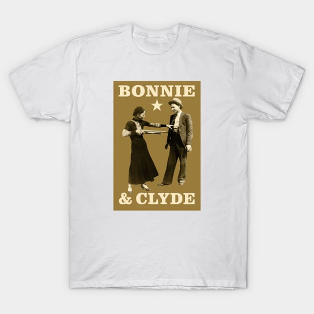 Bonnie & Clyde T-Shirt by PLAYDIGITAL2020